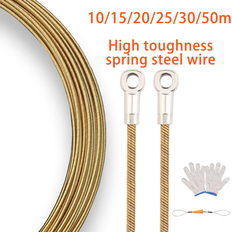 1Pcs Electrical Wire Threader 10/15/20/25/30/50M Electrician Threading Device Wire Cable Running Puller Lead Construction Tools
1Pcs Electrical Wire Threader 10/15/20/25/30/50M Electrician Threading Device Wire Cable Running Puller Lead Construction Tools