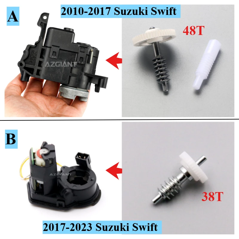 For Suzuki Swift 2010-2023 Auto Parts Power Overfold Rear View Side Wing Mirror Actuator Module&gear Set 38T 48T Repair Kit
For Suzuki Swift 2010-2023 Auto Parts Power Overfold Rear View Side Wing Mirror Actuator Module&gear Set 38T 48T Repair Kit