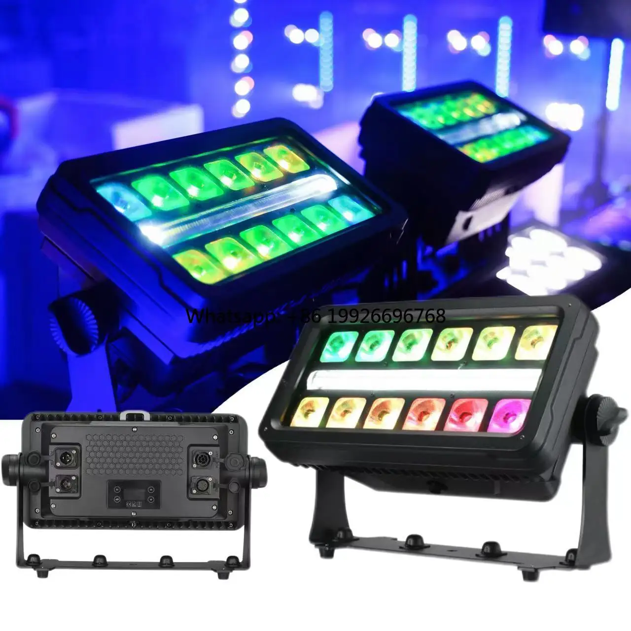 IP65 12x20W LED RGBW 4IN1 Waterproof Wedding Wash Stage Strobe DMX 550W LED Wash Strobe
IP65 12x20W LED RGBW 4IN1 Waterproof Wedding Wash Stage Strobe DMX 550W LED Wash Strobe