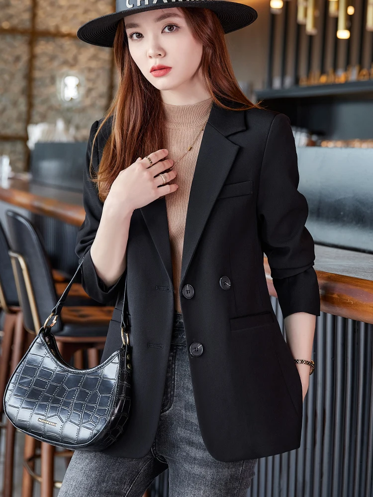 Casual Straight Cut Women's Suit Jacket 2025 Autumn New Style Street Fashion Short Size Korean Version Top Shirt
Casual Straight Cut Women's Suit Jacket 2025 Autumn New Style Street Fashion Short Size Korean Version Top Shirt