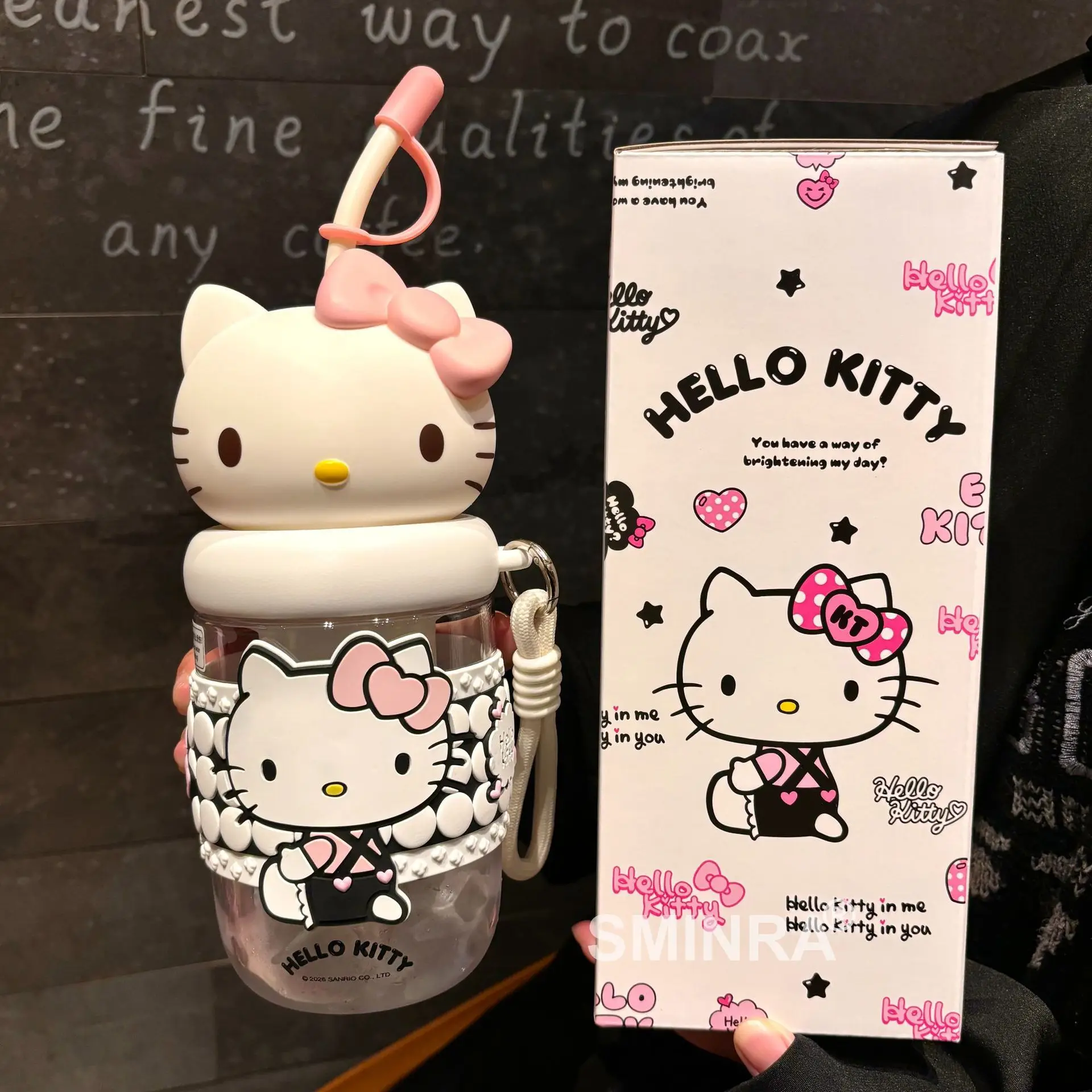 Sanrio Hello Kitty Portable Space Cup, High-Value Cute Casual Cup for Girls with Tea Compartment, Portable
Sanrio Hello Kitty Portable Space Cup, High-Value Cute Casual Cup for Girls with Tea Compartment, Portable