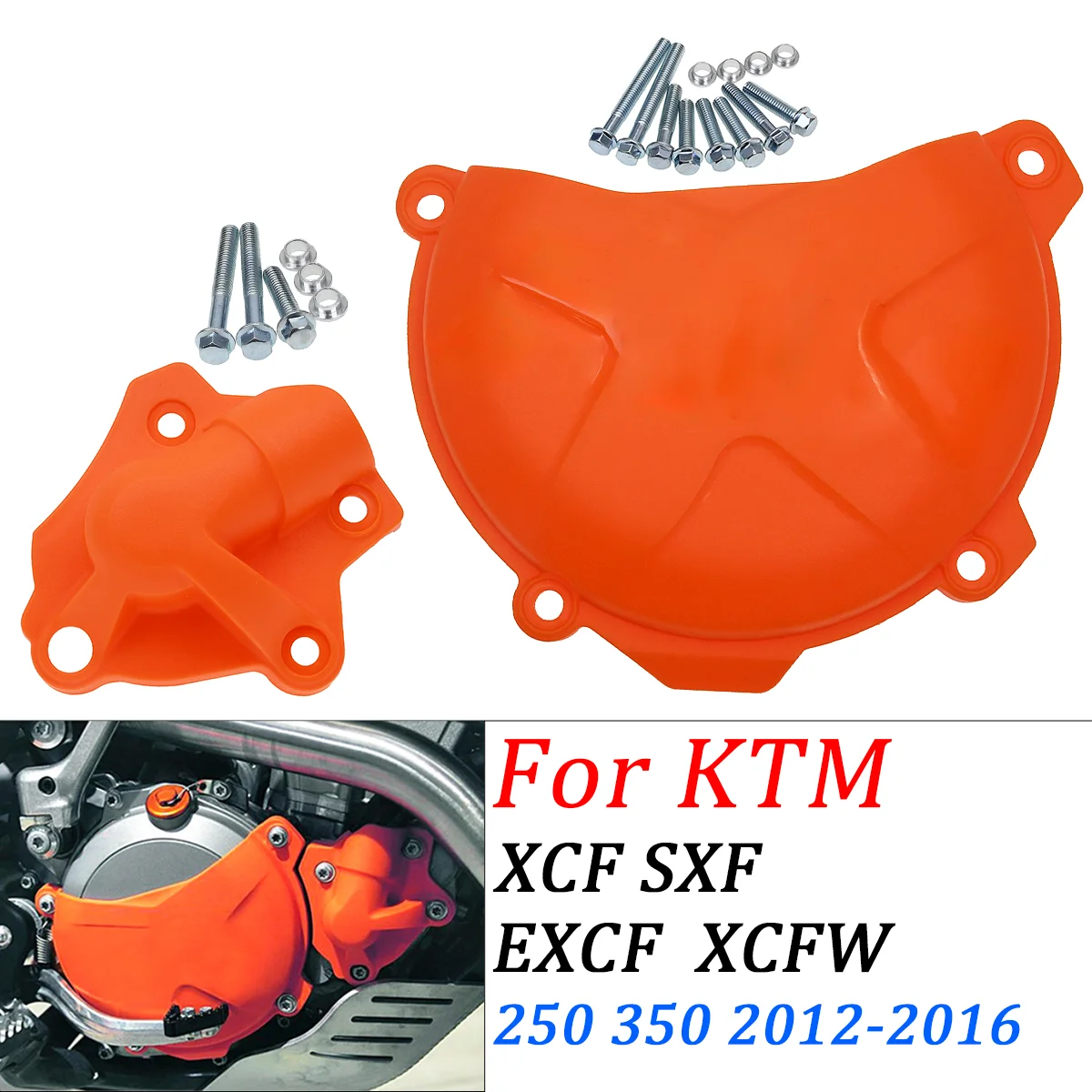 Clutch Cover Water Pump Guard Protector For KTM SXF EXCF XCF XCFW SIX DAYS FREERIDE 250 350 2013 2014 2015 2016 Universal Parts
Clutch Cover Water Pump Guard Protector For KTM SXF EXCF XCF XCFW SIX DAYS FREERIDE 250 350 2013 2014 2015 2016 Universal Parts