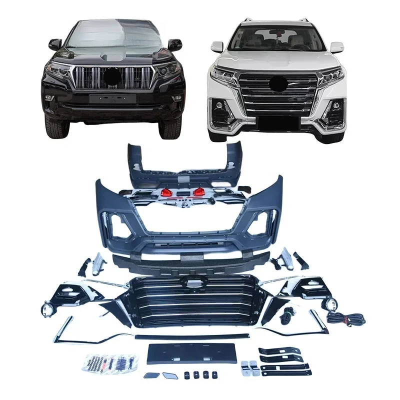 Бампер с высокой посадкой, автомобильная решетка для подтяжки лица, обвес для Prado 150, обновление до 70-летия, комплект кузова навигатора
Бампер с высокой посадкой, автомобильная решетка для подтяжки лица, обвес для Prado 150, обновление до 70-летия, комплект кузова навигатора