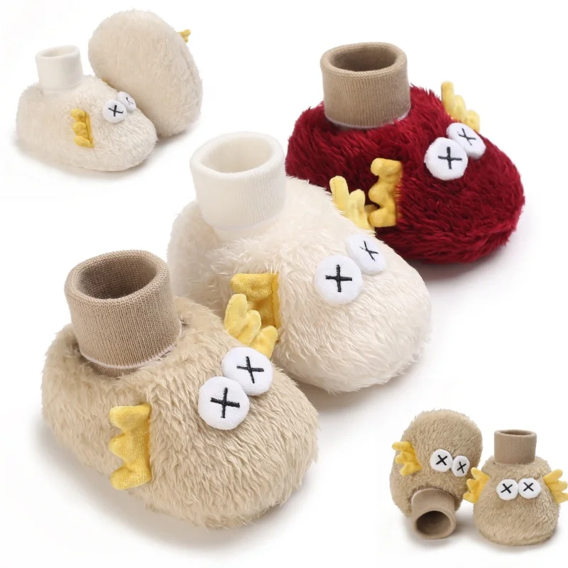 0-18M Cartoon Cute Children's Shoes Men's and Women's Flat Shoes Elastic Rope Plush Warm and Comfortable Socks Shoes
0-18M Cartoon Cute Children's Shoes Men's and Women's Flat Shoes Elastic Rope Plush Warm and Comfortable Socks Shoes