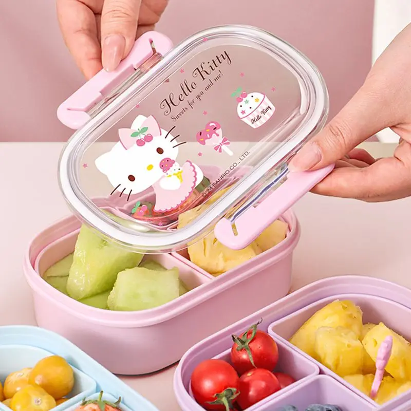 Sanrio Kuromi Hello Kitty Anime Kawaii Fruit Lunch Box Cute Cinnamoroll Children Portable Separation Tableware Gifts Toys
Sanrio Kuromi Hello Kitty Anime Kawaii Fruit Lunch Box Cute Cinnamoroll Children Portable Separation Tableware Gifts Toys