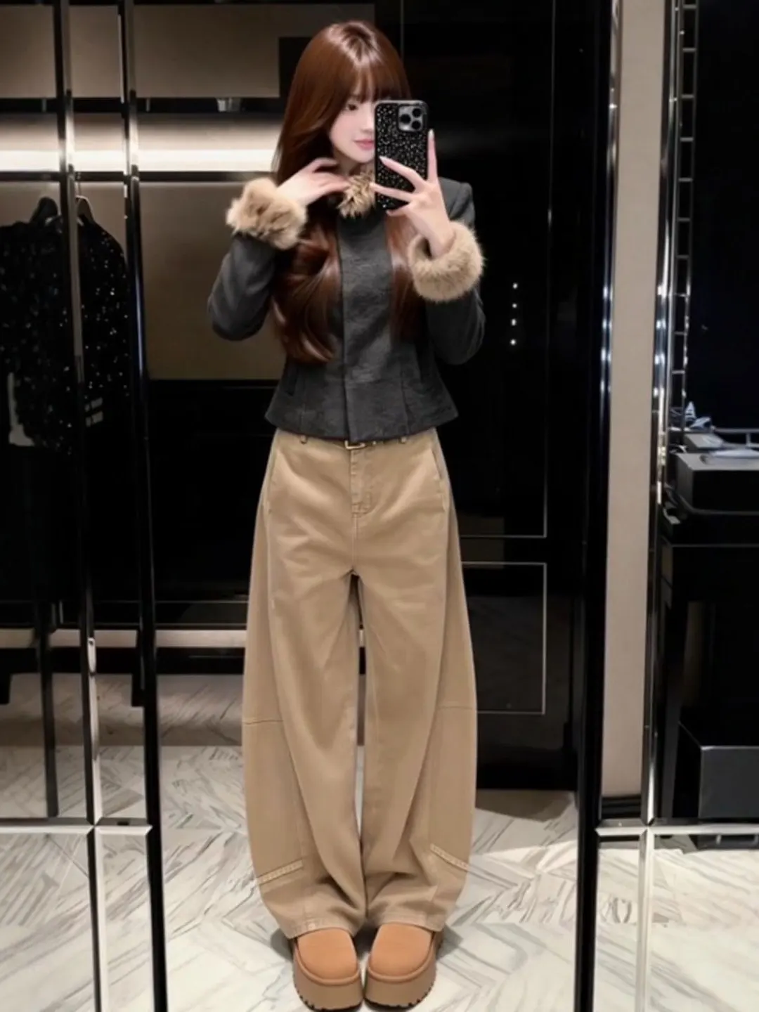 Retro Slim Fit ort Jaet Korean Sle Faionable oulder Length Warmth Assurance Spring 2026 Ladies' Premium Quali Out...
Retro Slim Fit ort Jaet Korean Sle Faionable oulder Length Warmth Assurance Spring 2026 Ladies' Premium Quali Out...