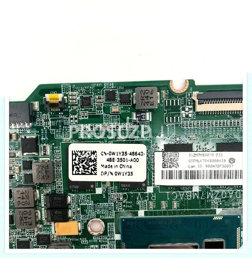 High Quality Mainboard CN-0W1Y35 0W1Y35 W1Y35 For Dell 11 3120 Laptop Motherboard With SR1DU 2955U 4GB HM67 100% Working Well
High Quality Mainboard CN-0W1Y35 0W1Y35 W1Y35 For Dell 11 3120 Laptop Motherboard With SR1DU 2955U 4GB HM67 100% Working Well