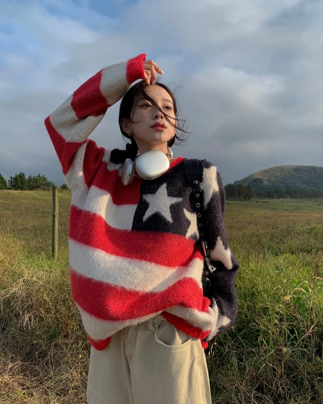 Autumn Winter Knitted Sweaters Loose Warm Jumper Streetwear Vintage Amercia Sweater Women Casual Oversized Pullovers
Autumn Winter Knitted Sweaters Loose Warm Jumper Streetwear Vintage Amercia Sweater Women Casual Oversized Pullovers