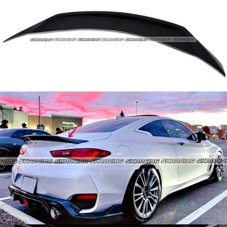 Крышка багажника спойлер крыло для 2013-2016 2017-2022 Infiniti Q60 Утконос углеродное волокно задняя губа автомобильные аксессуары
Крышка багажника спойлер крыло для 2013-2016 2017-2022 Infiniti Q60 Утконос углеродное волокно задняя губа автомобильные аксессуары