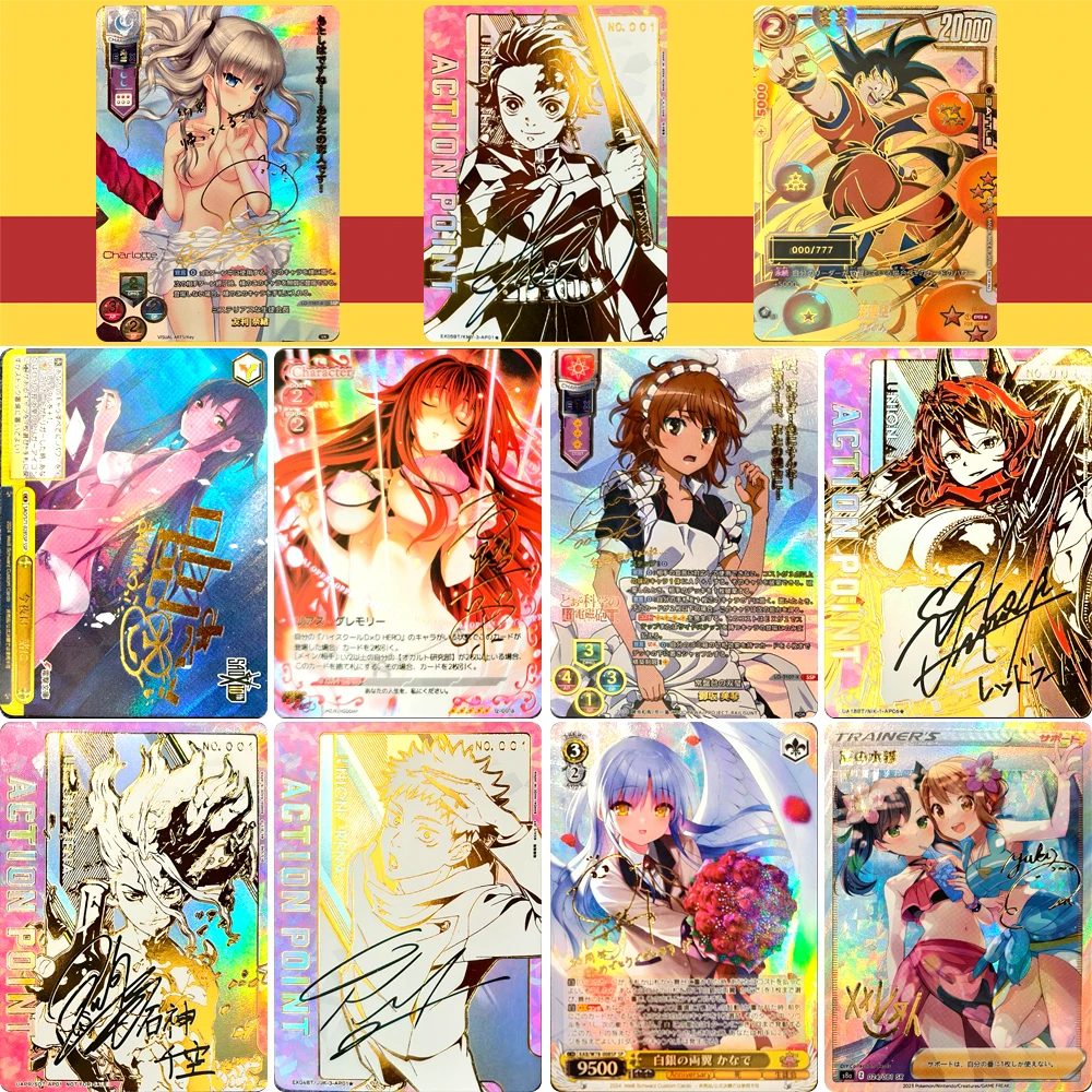 Demon Slayer Weiss Schwarz Kamado Tanjirou Kamado Nezuko DIY Homemade Collection card Christmas birthday gift Game toys
Demon Slayer Weiss Schwarz Kamado Tanjirou Kamado Nezuko DIY Homemade Collection card Christmas birthday gift Game toys