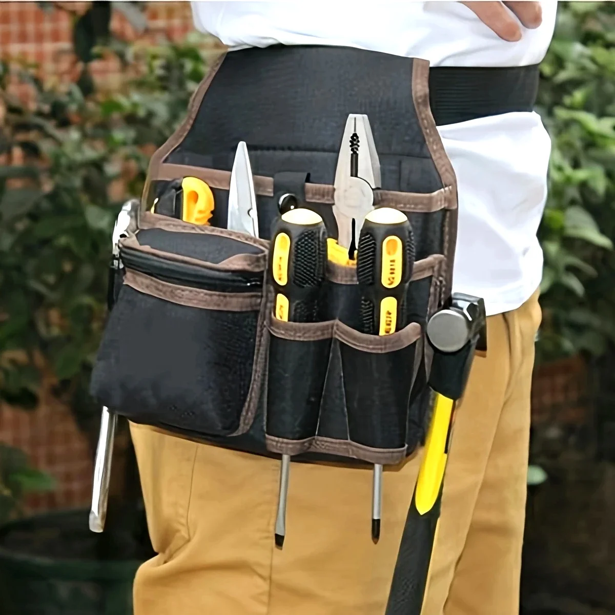 Multifunctional Tool Storage Bag Pouch Belt Hardware Electrician Toolkit Drill Waist Bag Wrench Screwdriver Tool Bags Organizer
Multifunctional Tool Storage Bag Pouch Belt Hardware Electrician Toolkit Drill Waist Bag Wrench Screwdriver Tool Bags Organizer