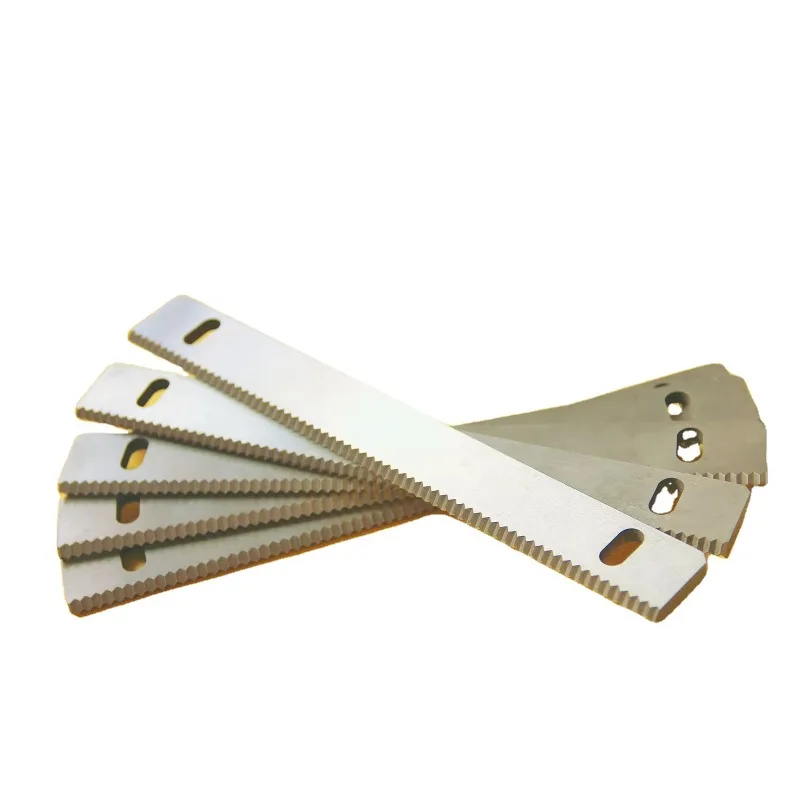 C19 Китай Высокоточный шлифовальный зигзагообразный резак с отверстиями Упаковочная машина Зубчатое лезвие
C19 Китай Высокоточный шлифовальный зигзагообразный резак с отверстиями Упаковочная машина Зубчатое лезвие