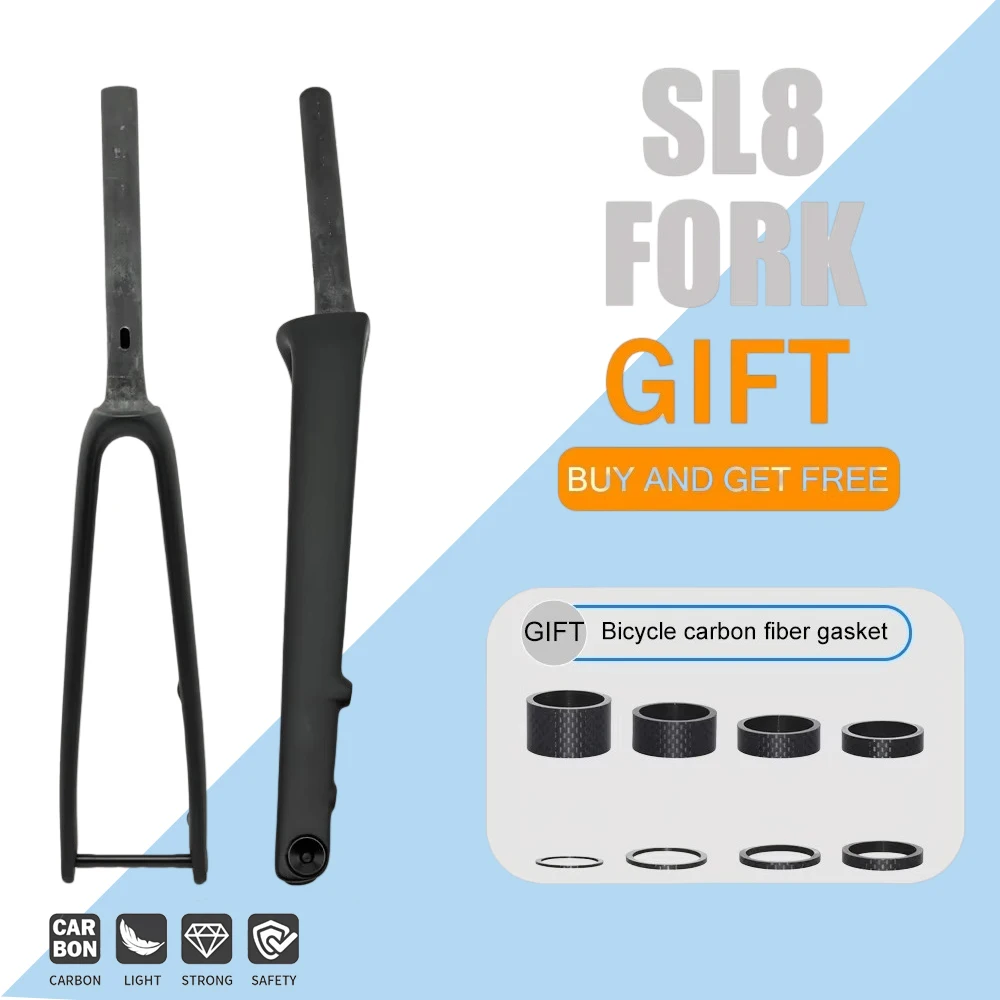 Full CarbonBike SL8 Fork, Full Internal CableAlignmentThru-AxleRigid Bike Fork,Spinal Canal,CarbonFibre Reinforced Shaft12x100mm
Full CarbonBike SL8 Fork, Full Internal CableAlignmentThru-AxleRigid Bike Fork,Spinal Canal,CarbonFibre Reinforced Shaft12x100mm