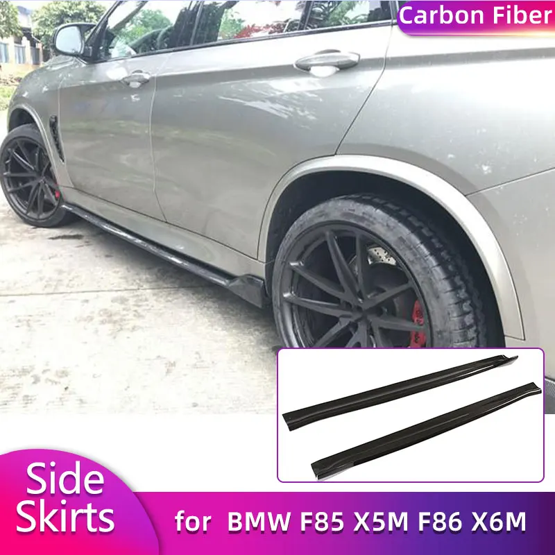 Carbon Fiber Side Skirts Extensions for BMW F85 X5M F86 X6M SUV 2015-2018 Car Racing Side Door Bumper Panels Apron Lip Body Kits
Carbon Fiber Side Skirts Extensions for BMW F85 X5M F86 X6M SUV 2015-2018 Car Racing Side Door Bumper Panels Apron Lip Body Kits