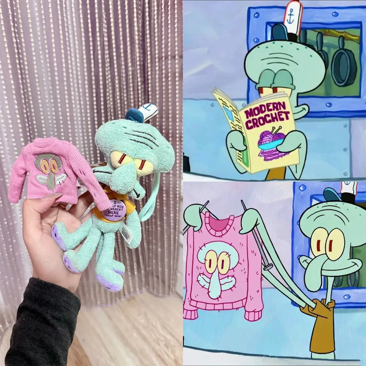 Anime Peripherals Squidward Tentacles Figure Puppet Squidward Tentacles Figurine Clothing Decoration Collection Toys Gifts
Anime Peripherals Squidward Tentacles Figure Puppet Squidward Tentacles Figurine Clothing Decoration Collection Toys Gifts