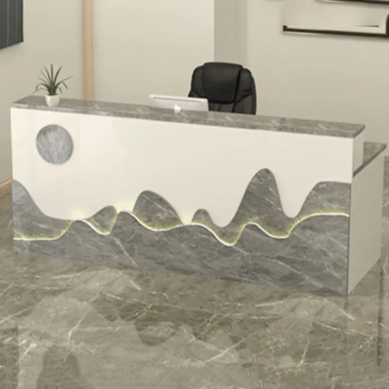 Tables Serving Boards Corner Reception Desks Classic Nordic Design Reception Desks Beauty Salon Mostrador Commercial Furniture
Tables Serving Boards Corner Reception Desks Classic Nordic Design Reception Desks Beauty Salon Mostrador Commercial Furniture