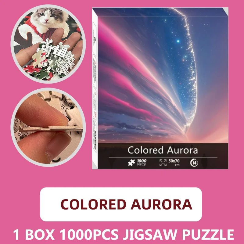 White Cardboard 1 Box 1000 Piece Colored Autora Jigsaw Puzzle - 70x50cm Fantasy Design, Premium Caedboard for Adults
White Cardboard 1 Box 1000 Piece Colored Autora Jigsaw Puzzle - 70x50cm Fantasy Design, Premium Caedboard for Adults