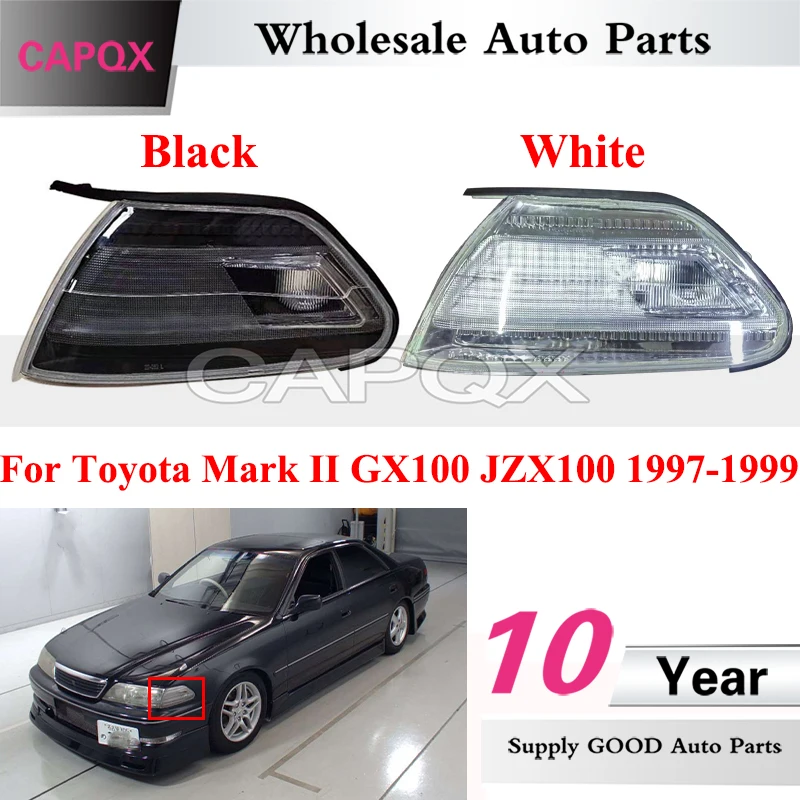 CAPQX Car Corner Light For Toyota Mark II GX100 JZX100 1997-1999 Front Turn Signal Lamp Headlight Marker Lamp Side Fender Lights
CAPQX Car Corner Light For Toyota Mark II GX100 JZX100 1997-1999 Front Turn Signal Lamp Headlight Marker Lamp Side Fender Lights