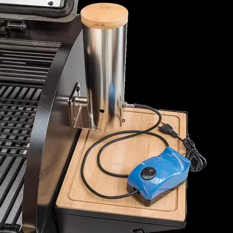 New Wood pellets Stainless steel smoker Barbecue grill Smoked meat Smoked gun Large capacity smoker Smoked grill gear adjustable
New Wood pellets Stainless steel smoker Barbecue grill Smoked meat Smoked gun Large capacity smoker Smoked grill gear adjustable