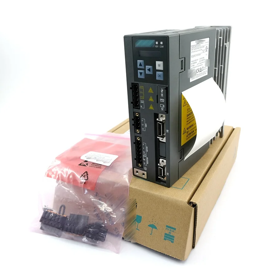 Original Siemen SINAMICS V90 PROFINET 1/3 AC 200V 0.4kW 6SL3210-5FB10-4UF1 PN Version Servo Drive
Original Siemen SINAMICS V90 PROFINET 1/3 AC 200V 0.4kW 6SL3210-5FB10-4UF1 PN Version Servo Drive
