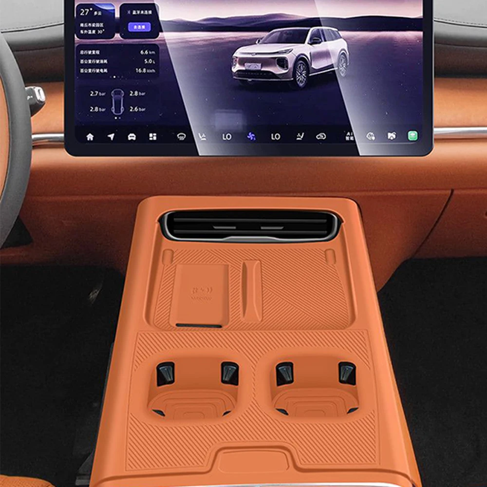 FOR Changan NEVO QIYUAN Q07 2025 2026 Car Interior Silicone Wireless Charging Pad Gear Shift Water Cup Panel
FOR Changan NEVO QIYUAN Q07 2025 2026 Car Interior Silicone Wireless Charging Pad Gear Shift Water Cup Panel