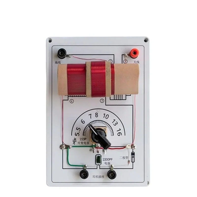 Crystal Radio Kit Unassembled Simple Receiver for Science Education Project
Crystal Radio Kit Unassembled Simple Receiver for Science Education Project