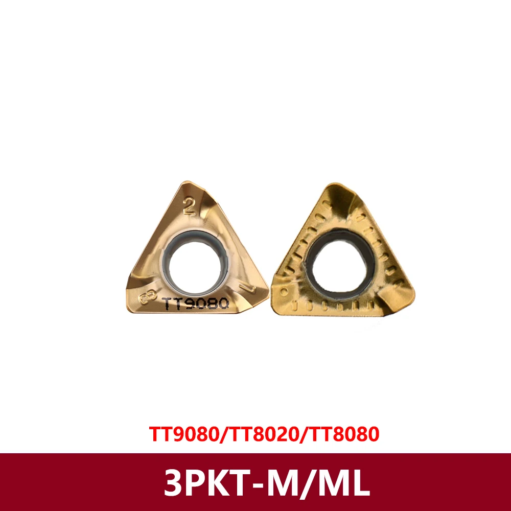 Original Milling Cutter 3PKT 150508 R 3PKT100404R-M 3PKT100408R 3PKT150508R 3PKT190608R M ML TT9080 TT8080 Insert CNC Lathe Tool
Original Milling Cutter 3PKT 150508 R 3PKT100404R-M 3PKT100408R 3PKT150508R 3PKT190608R M ML TT9080 TT8080 Insert CNC Lathe Tool