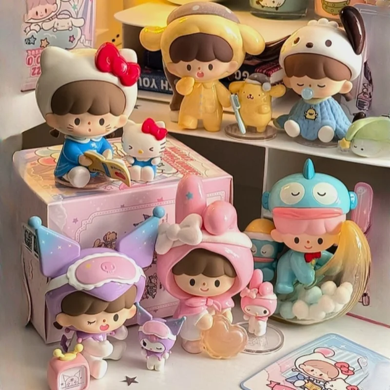 Подлинный поиск для единорога King Zhuo Sanrio Family, серия «Готовая ночь», слепая коробка, периферия, модный игровой орнамент, подарок
Подлинный поиск для единорога King Zhuo Sanrio Family, серия «Готовая ночь», слепая коробка, периферия, модный игровой орнамент, подарок
