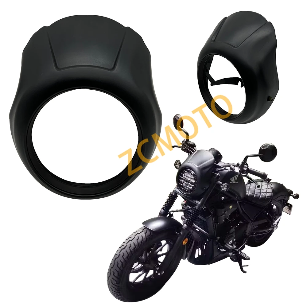 Motorcycle Head Cover Deflector Headlight Upper Fairing For Honda CMX500 Rebel CMX 500 300 Rebel 500 2017-2022
Motorcycle Head Cover Deflector Headlight Upper Fairing For Honda CMX500 Rebel CMX 500 300 Rebel 500 2017-2022