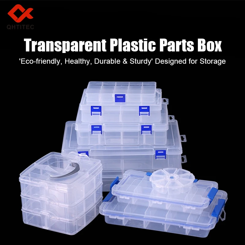 5/8/10/15 Grids Plastic Electronic component Jewelry Beads Pills Nail Tips Storage Box Case Container Organizer Container Tools
5/8/10/15 Grids Plastic Electronic component Jewelry Beads Pills Nail Tips Storage Box Case Container Organizer Container Tools