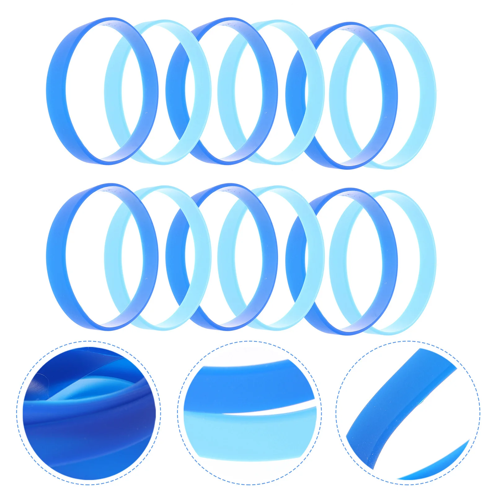 24Pcs Silicone Wristbands Colored Flexible Watch Straps Lightweight Skin-Friendly Decorative Bands for Sports Music Festival
24Pcs Silicone Wristbands Colored Flexible Watch Straps Lightweight Skin-Friendly Decorative Bands for Sports Music Festival