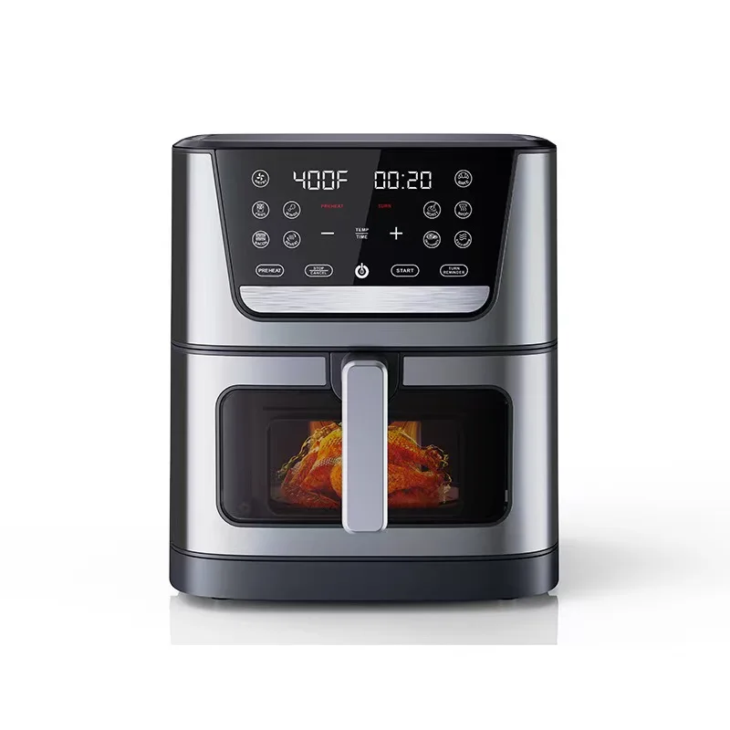 New Design 8-10L Digital LED Display Kitchen Oven Multi-Functional Oil-Free Air Fryer for Quick Cooking Pizza Fryer Oven
New Design 8-10L Digital LED Display Kitchen Oven Multi-Functional Oil-Free Air Fryer for Quick Cooking Pizza Fryer Oven