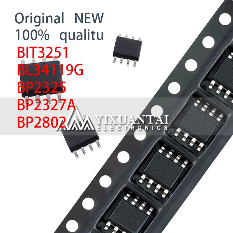 10pcs SOP8 SMD BIT3251 BL34119G BP2325 BP2327A BP2802 BP2327 BL34119 3251 34119 2325 2327 2802 SOIC-8
10pcs SOP8 SMD BIT3251 BL34119G BP2325 BP2327A BP2802 BP2327 BL34119 3251 34119 2325 2327 2802 SOIC-8