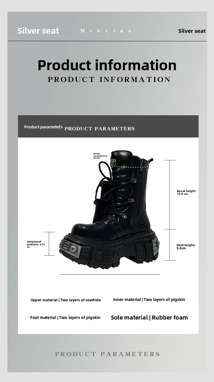 2025 Metal Women Punk Pocket Design Motorcycle Hot Girl Street Style Thick Sole Mid-Calf Short Boots
2025 Metal Women Punk Pocket Design Motorcycle Hot Girl Street Style Thick Sole Mid-Calf Short Boots