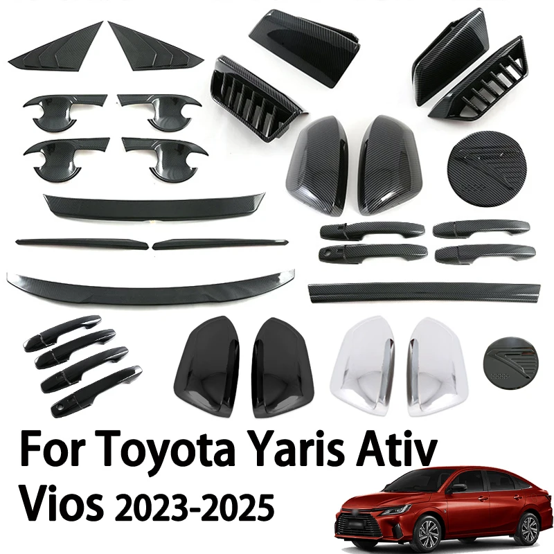 For Toyota Yaris Ativ Vios 2023-2025 Carbon Fiber Grain Rear Fog Light Trim Fuel Tank Cap Cover Exterior Protection Accessories
For Toyota Yaris Ativ Vios 2023-2025 Carbon Fiber Grain Rear Fog Light Trim Fuel Tank Cap Cover Exterior Protection Accessories