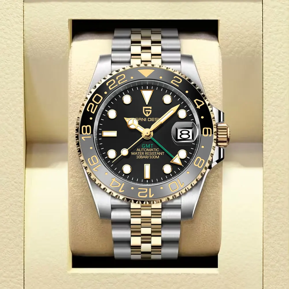 New GMT Watch PAGANI DESIGN 40mm Men's Wristwatch Classic Luxury Mechanical Watches Top Brand 100M Waterproof Watch for Men 2025
New GMT Watch PAGANI DESIGN 40mm Men's Wristwatch Classic Luxury Mechanical Watches Top Brand 100M Waterproof Watch for Men 2025