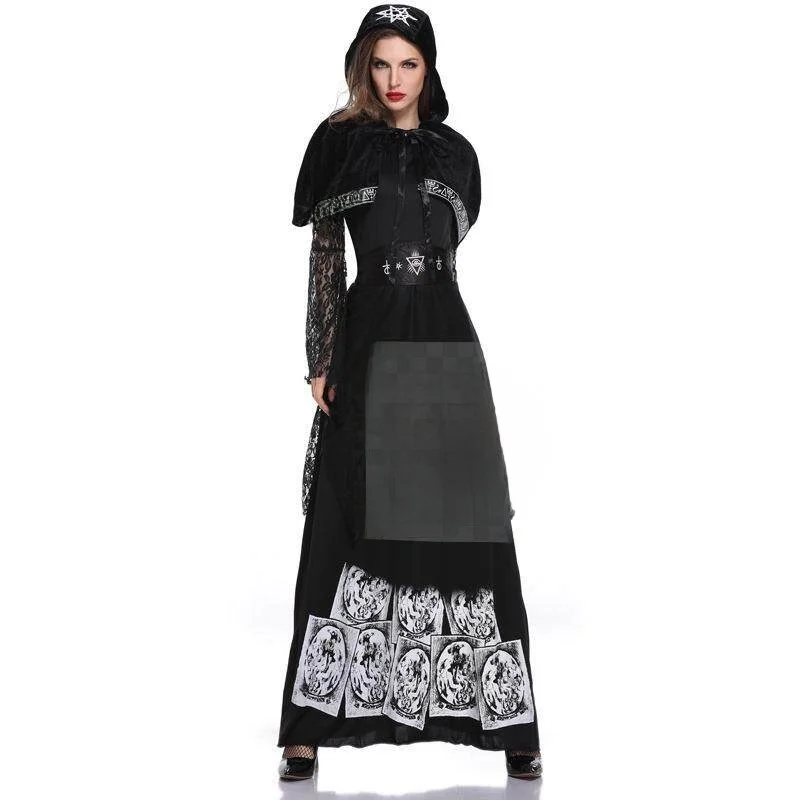 Halloween Demon Witch Costume Stage Show Cosplay Women's Traditional Ethnic Fashion Spring Tunic Top Skirt Set
Halloween Demon Witch Costume Stage Show Cosplay Women's Traditional Ethnic Fashion Spring Tunic Top Skirt Set