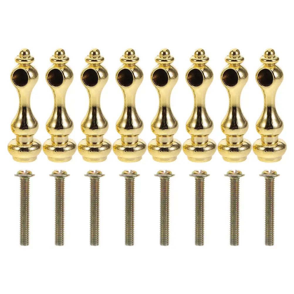 8 Pcs Fence Accessories Gallery Spindles for Furniture Accents Metal Post End Glass Cabinet Zinc Alloy
8 Pcs Fence Accessories Gallery Spindles for Furniture Accents Metal Post End Glass Cabinet Zinc Alloy