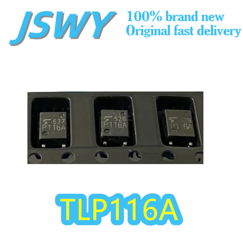 (10/50 pieces) TLP116A Original Optocoupler Screen Printing P116A SOP-5 3750Vrms Isolation Voltage Electronics Quick Shipping
(10/50 pieces) TLP116A Original Optocoupler Screen Printing P116A SOP-5 3750Vrms Isolation Voltage Electronics Quick Shipping