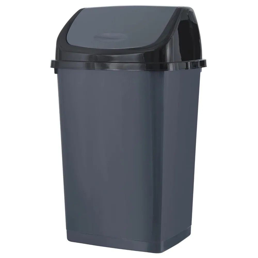 Kitchen Trash Can 13 Gallon with Swing Lid, Plastic Tall Garbage Can Outdoor and Indoor, Large 52 Qt Recycle Bin and Waste Bask
Kitchen Trash Can 13 Gallon with Swing Lid, Plastic Tall Garbage Can Outdoor and Indoor, Large 52 Qt Recycle Bin and Waste Bask