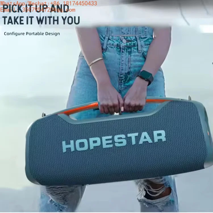 CHXDEV Smart Top-ranking HOPESTAR A60 100W Subwoofer Speaker Outdoor Portable IPX9 Waterproof Wireless Speaker With Microphone
CHXDEV Smart Top-ranking HOPESTAR A60 100W Subwoofer Speaker Outdoor Portable IPX9 Waterproof Wireless Speaker With Microphone