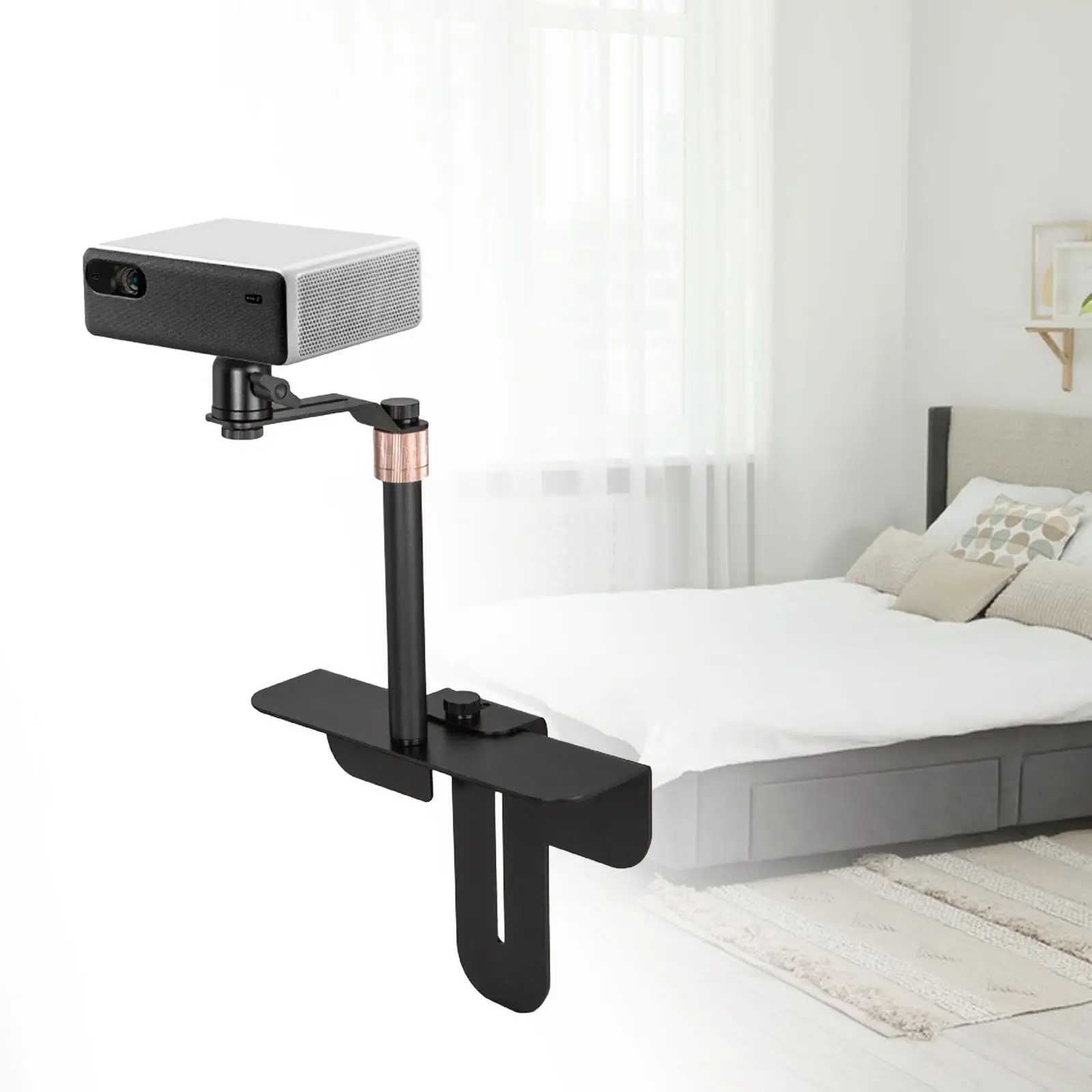 Bedside Projector Stand Holder 1/4" Screw Size Projector Stand Projector Holder for Office Home Hotel Living Room Bedroom
Bedside Projector Stand Holder 1/4" Screw Size Projector Stand Projector Holder for Office Home Hotel Living Room Bedroom