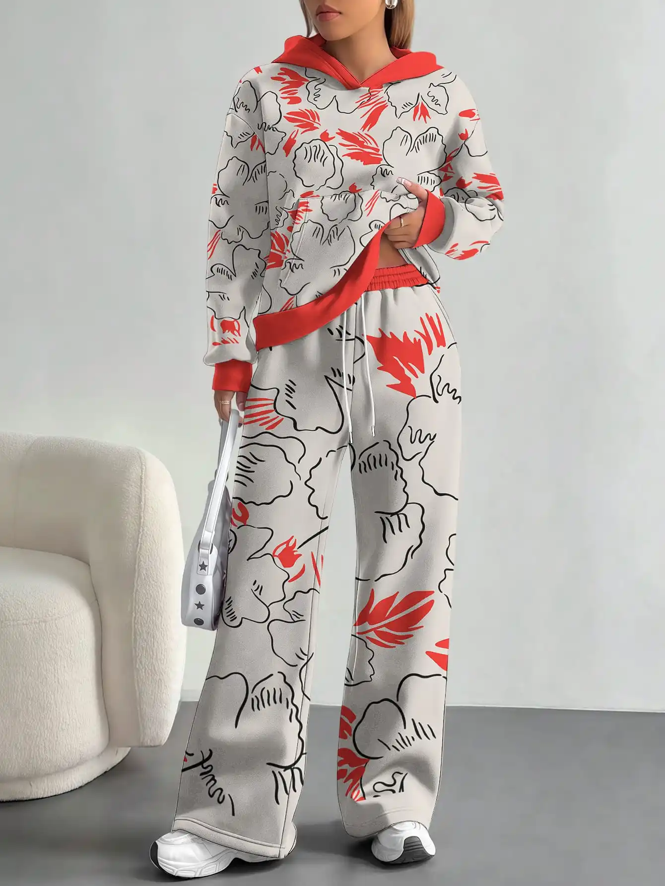 Foreign trade 2025 floral print geometric pattern new hot style autumn and winter new fashion casual European and American suits
Foreign trade 2025 floral print geometric pattern new hot style autumn and winter new fashion casual European and American suits