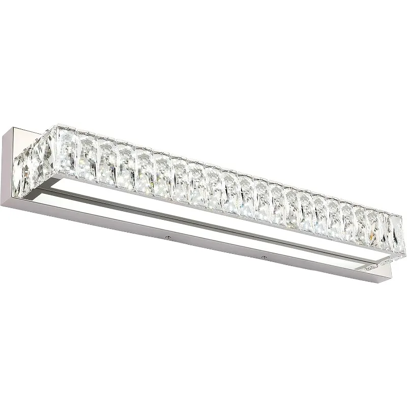 30 inch LED Bathroom Crystal Vanity Lighting Fixtures Over Mirror Modern Bath Bar Lights Lamp White Light
30 inch LED Bathroom Crystal Vanity Lighting Fixtures Over Mirror Modern Bath Bar Lights Lamp White Light