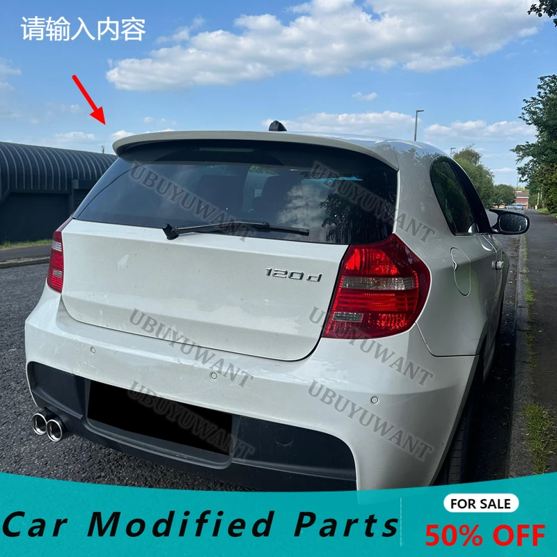 For BMW 1 Series E81 E87 FRP ABS Plastic Car Rear Spoiler Wing Trunk Lip
For BMW 1 Series E81 E87 FRP ABS Plastic Car Rear Spoiler Wing Trunk Lip
