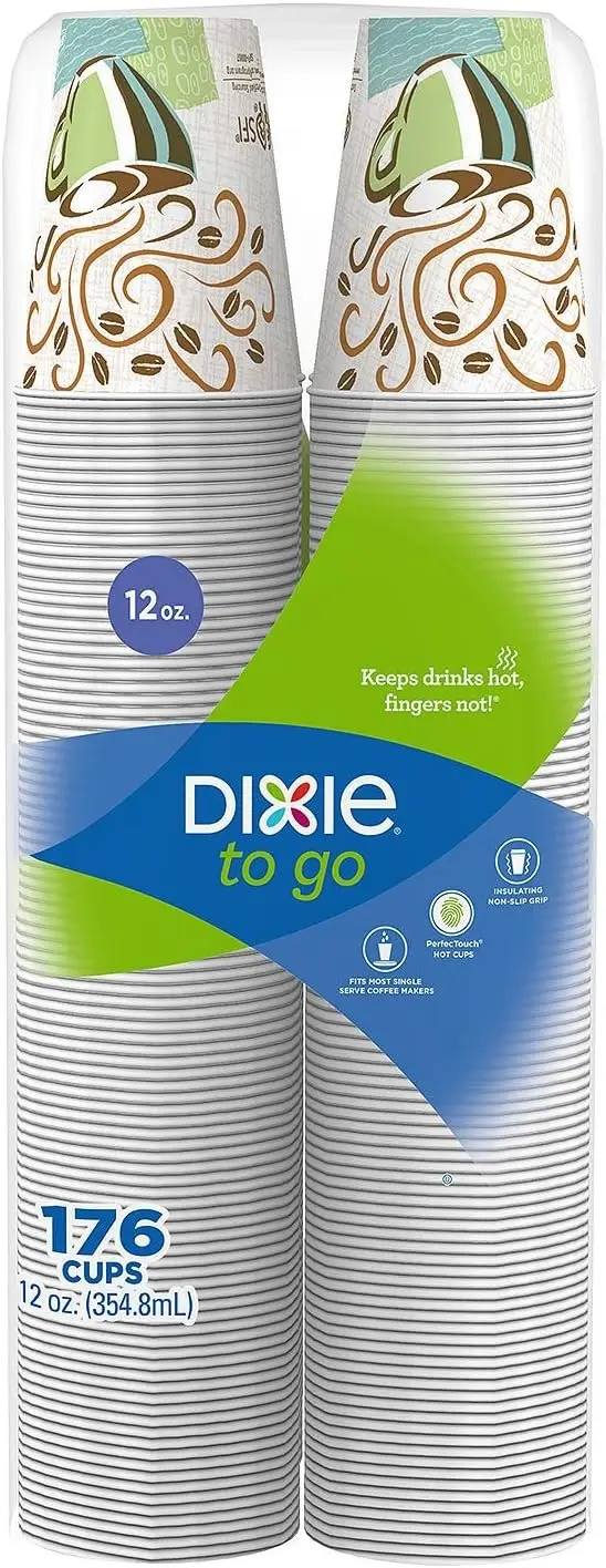 PerfecTouch Insulated Paper Cups, 12 oz, Coffee Haze, 160 Count
PerfecTouch Insulated Paper Cups, 12 oz, Coffee Haze, 160 Count