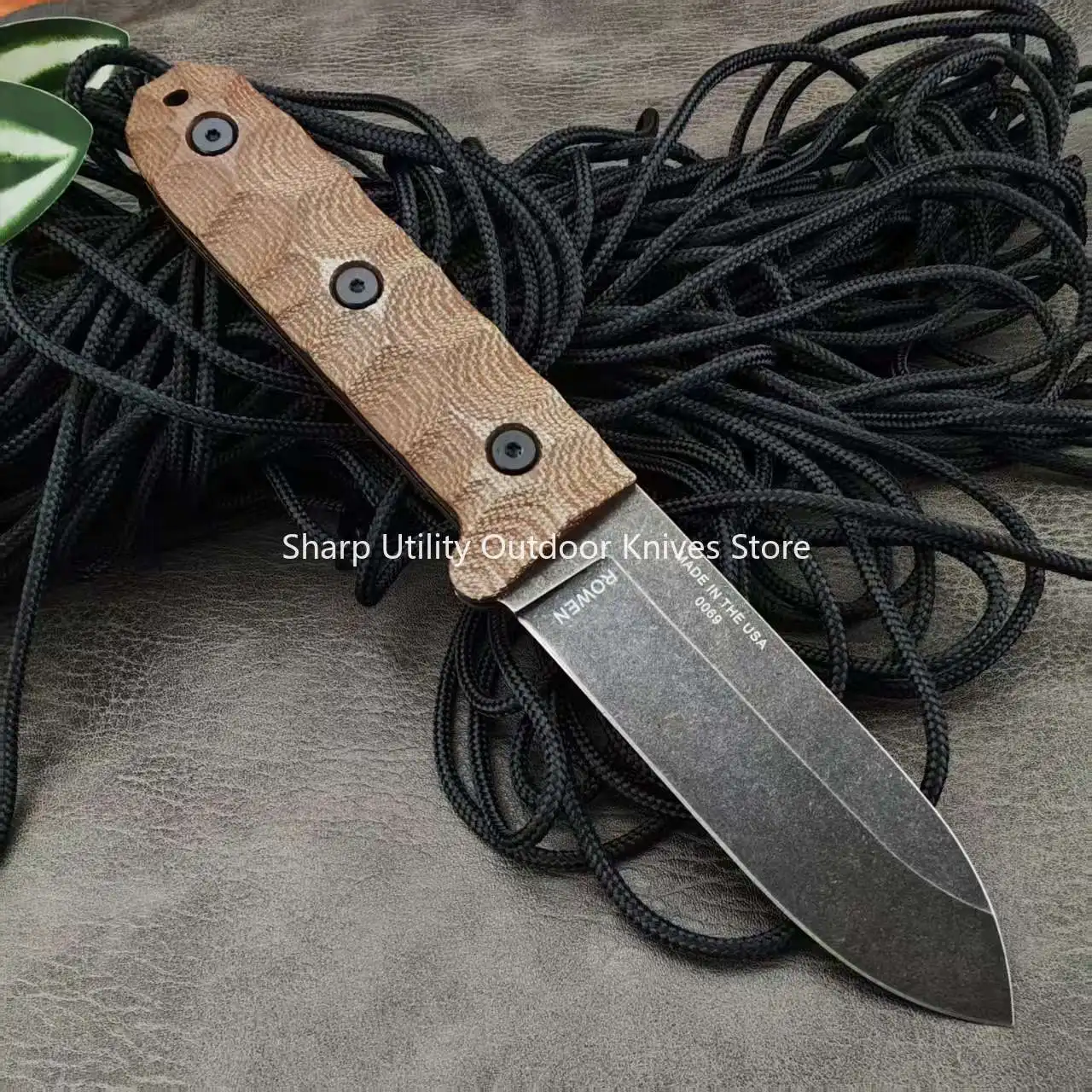 Outdoor Cutting Knife - PR4, Everyday Carry Tools, Jungle Exploration & Rock Climbing Multi-Function Camping Knife, G-10 Handles
Outdoor Cutting Knife - PR4, Everyday Carry Tools, Jungle Exploration & Rock Climbing Multi-Function Camping Knife, G-10 Handles
