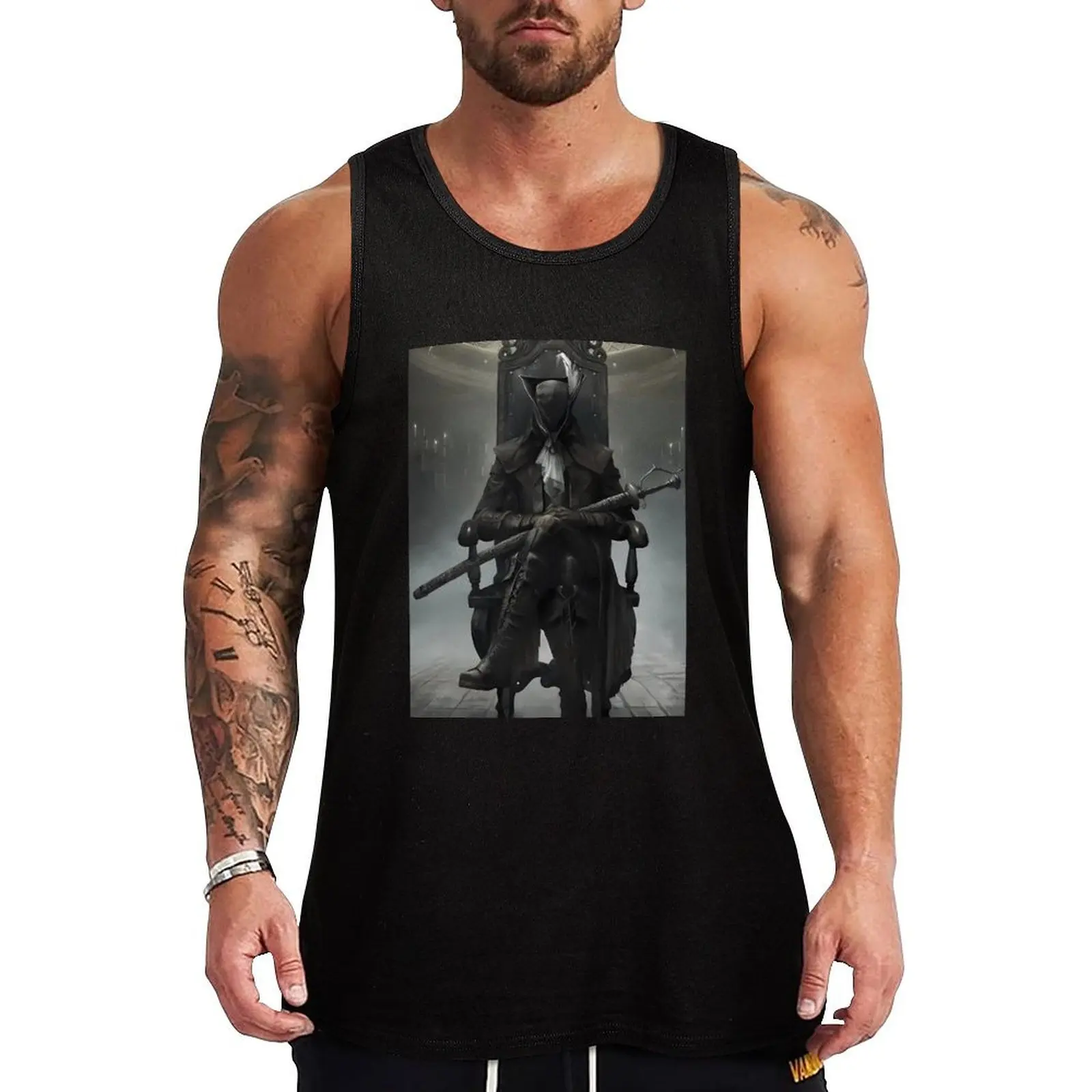 Bloodborne Tank Top Man summer clothes Men's clothing brands gym clothes man fitness clothing for men
Bloodborne Tank Top Man summer clothes Men's clothing brands gym clothes man fitness clothing for men