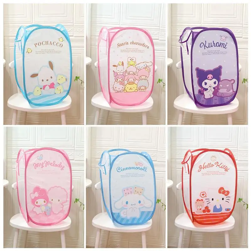 Sanrio Kawaii Hello Kitty Anima Fold Storage Basket Cute Sweet Cinnamoroll My Melody Cartoon Laundry Basket Gifts For Girls
Sanrio Kawaii Hello Kitty Anima Fold Storage Basket Cute Sweet Cinnamoroll My Melody Cartoon Laundry Basket Gifts For Girls