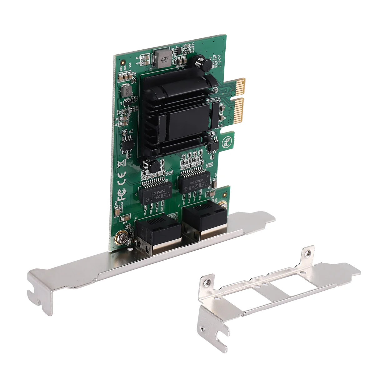 New 2-Port Gigabit PCIe Network Card 1000M Dual Ports PCI Express Ethernet Adapter with 82571EB LAN NIC Card for Windows
New 2-Port Gigabit PCIe Network Card 1000M Dual Ports PCI Express Ethernet Adapter with 82571EB LAN NIC Card for Windows